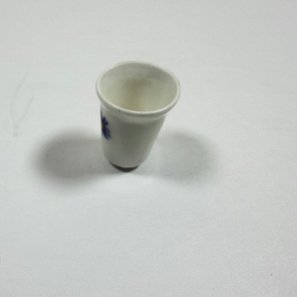 Ken Parry Collectables Bone China Thimble Pink Rose Floral British Made Vintage - Picture 5 of 5